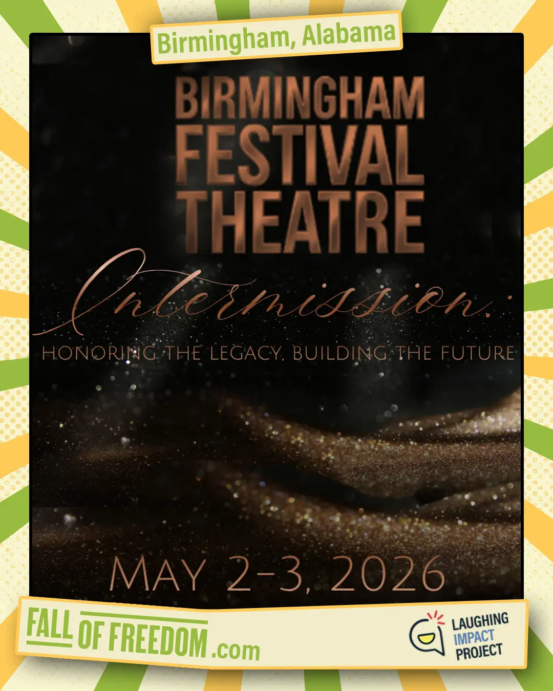 Poster for BFT Intermission supporting Fall of Freedom