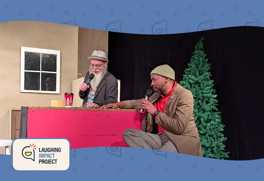 Co-hosts Christopher Davis and Matt Davis read and respond to submitted news at Sunday Service